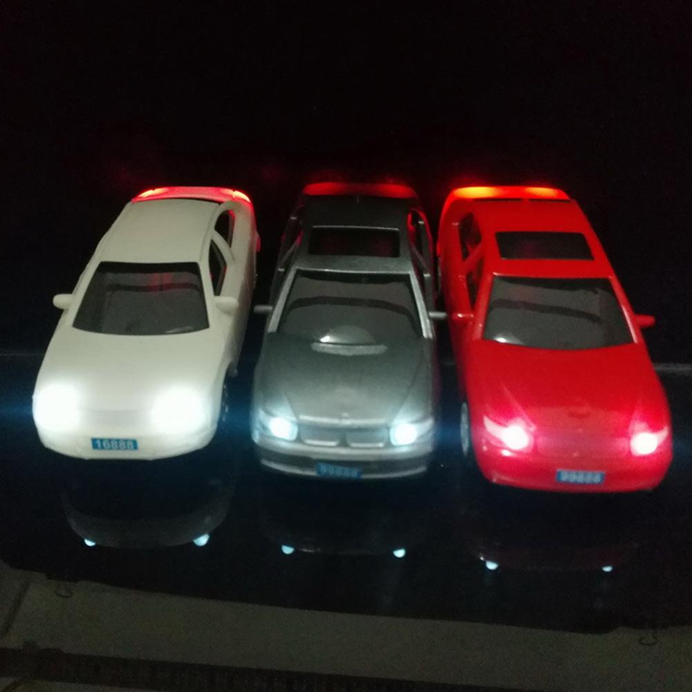 Sandtable Car Model Car 20mA Can Light Up Color Model Car Colors Random LEDs
