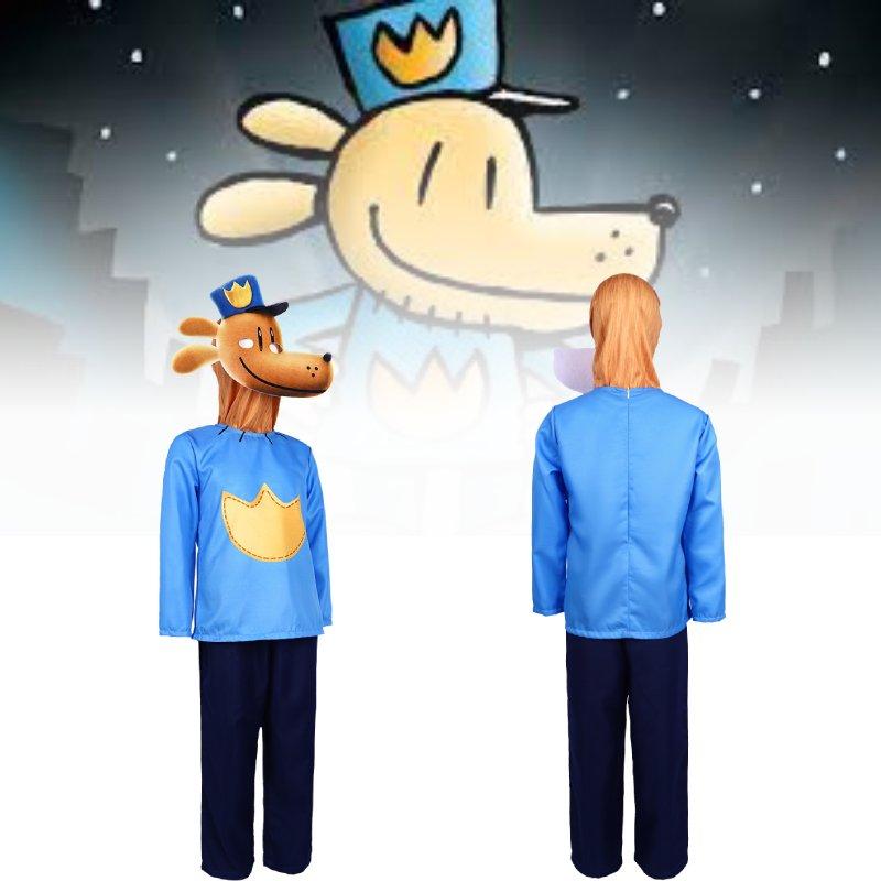Man Dog Halloween Cosplay Decor Costume Set Role Play Stage Performance Clothes