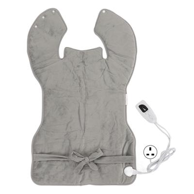 Back Heating Pad 6 Level Temperature Adjustment Drapeable Electric Back Heating Pad Soft Plush Back
