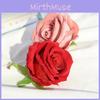Artificial Velvet Rose Rose Head With Embossed Craft For Wedding Venue Romantic