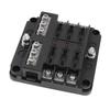 6 Way Fuse Box Holder With Blade Fuse Holder Block & Warning Indicator Car Boat Blade Fuse Box 12V 24V