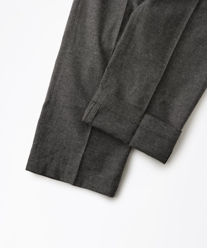 OUTSTANDING Linen Cotton Comfort Pants_Charcoal