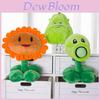 Adorable Plants Vs. Zombies Sunflower Melon Peas Plush Toy Soft Stuffed Doll For Kids Gift