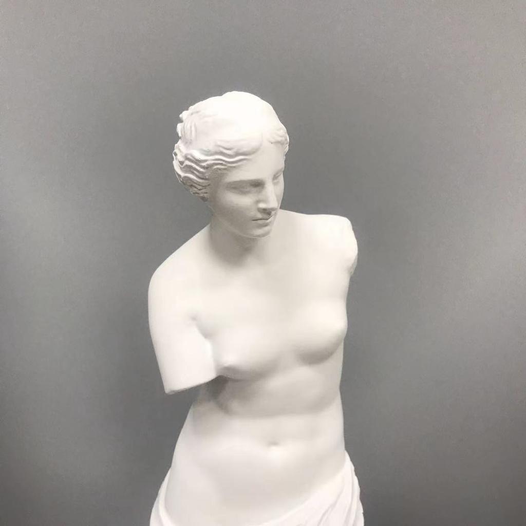 European Broken Arms Venus Plaster Statue Resin Decoration Home Room Table Sculpture Ornaments Study Office Desk Figurine Crafts