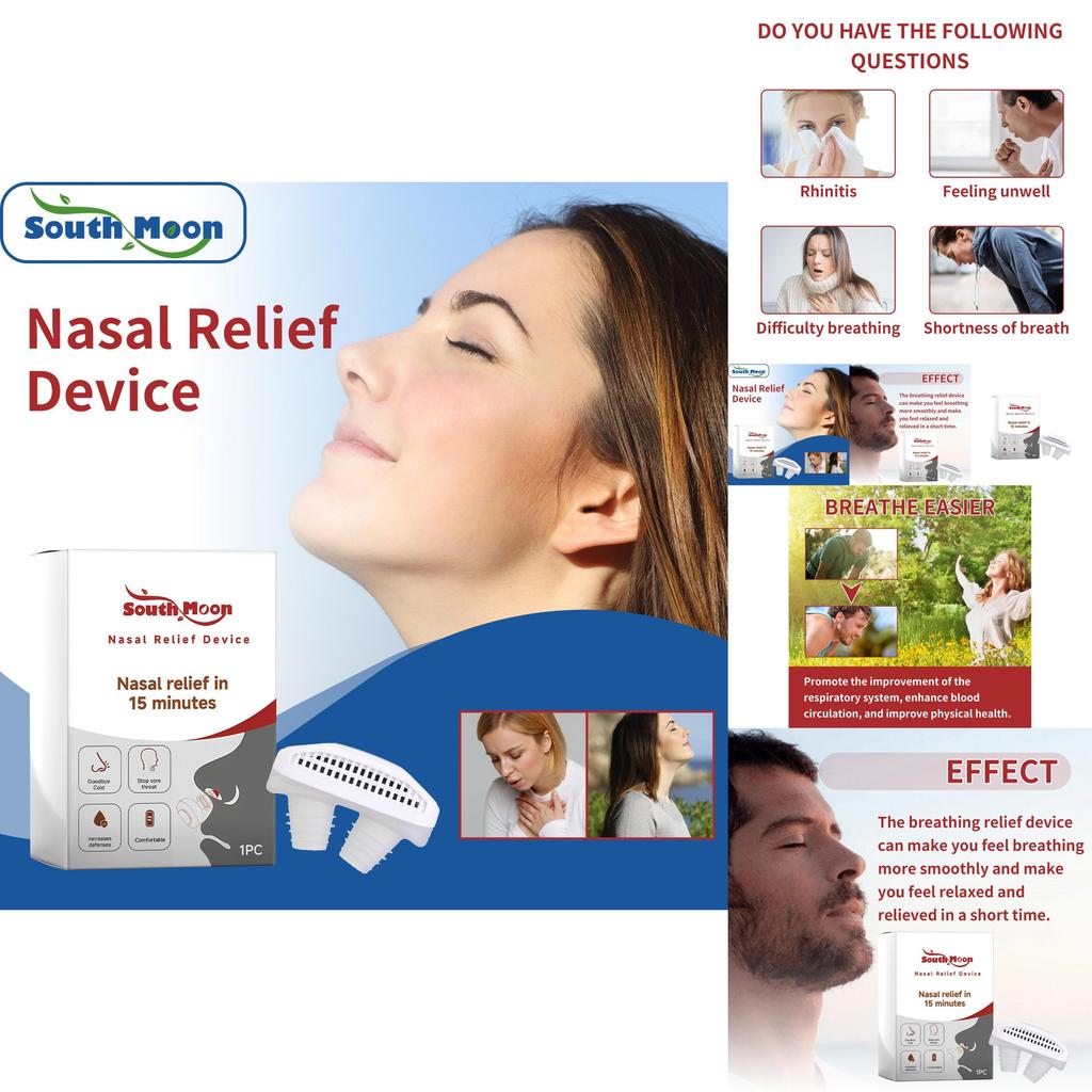 South Moon Nasal Care Device Soothes Congestion And Itching For Clear Breathing