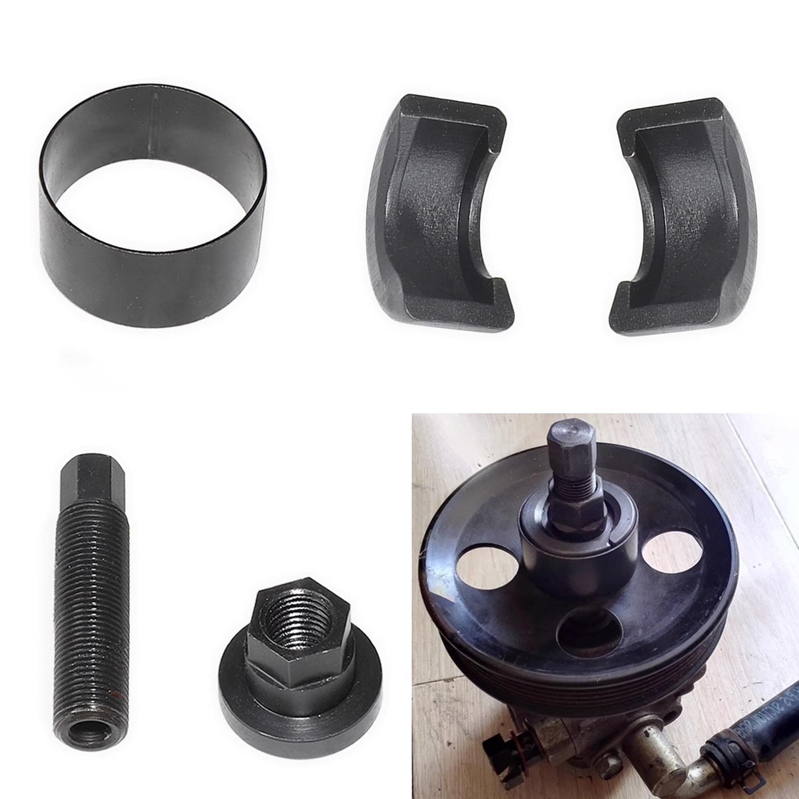 

Power Steering Pulley Puller and Installer Kit 14PCS Auto Alternator Replacement Tool for with Storage Case