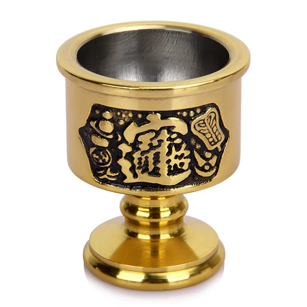 Feng Shui Water Cup, Good Luck Water Cup, Copper Cup, Feng Shui Item, Feng Shui Ornament, Interior Decoration, Feng Shui Item, Fortune Prayers,