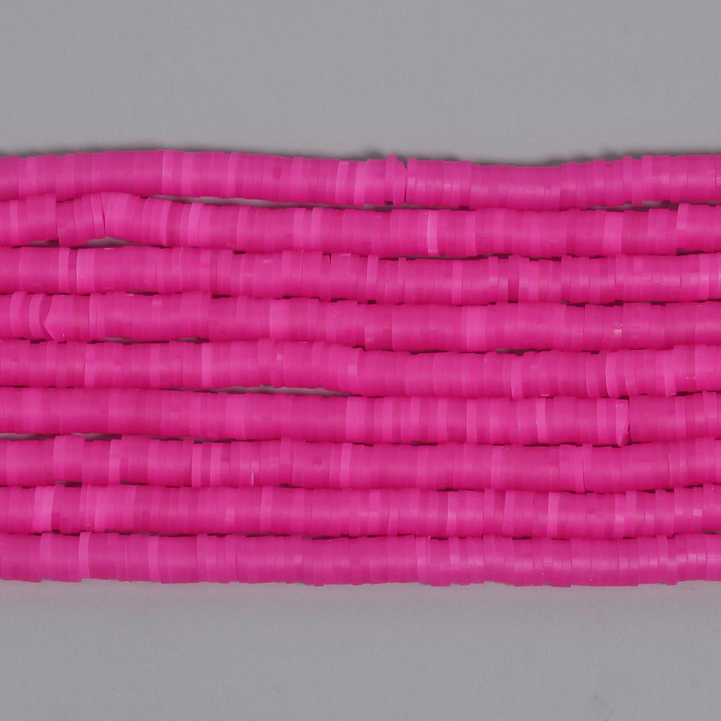 3500pcs 10 Strands Jelly Color Slice Polymer Clay Spacer Beads Chip Disk Heishi Beads For Jewelry Making DIY Handmade