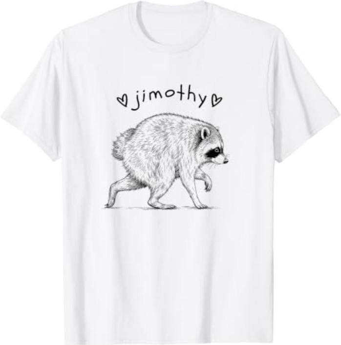 Jimothy Cute Short Spined Racoon T-Shirt