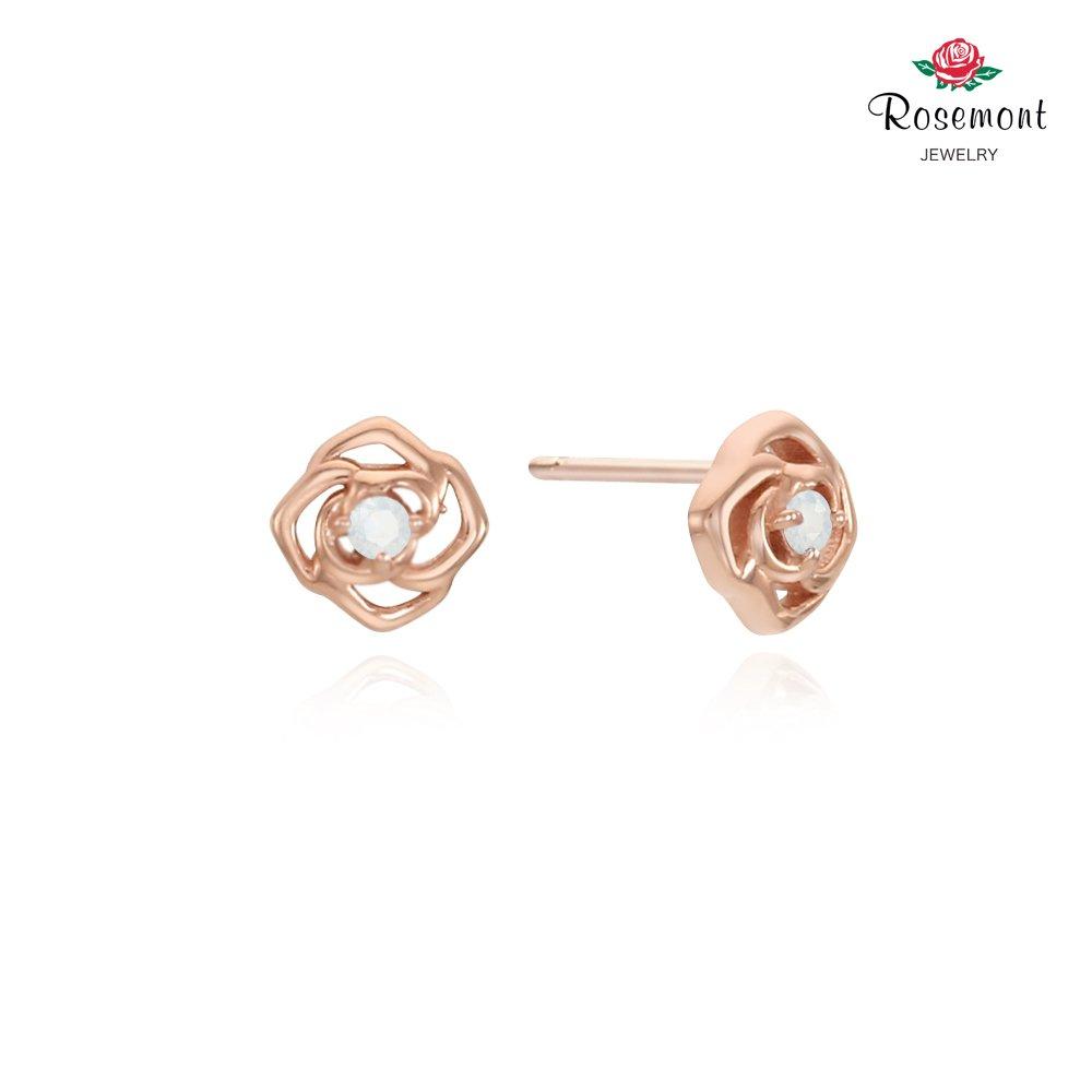 [Exclusive Package][Rosemont] Silver Earrings (June Birthstone) Rc0358