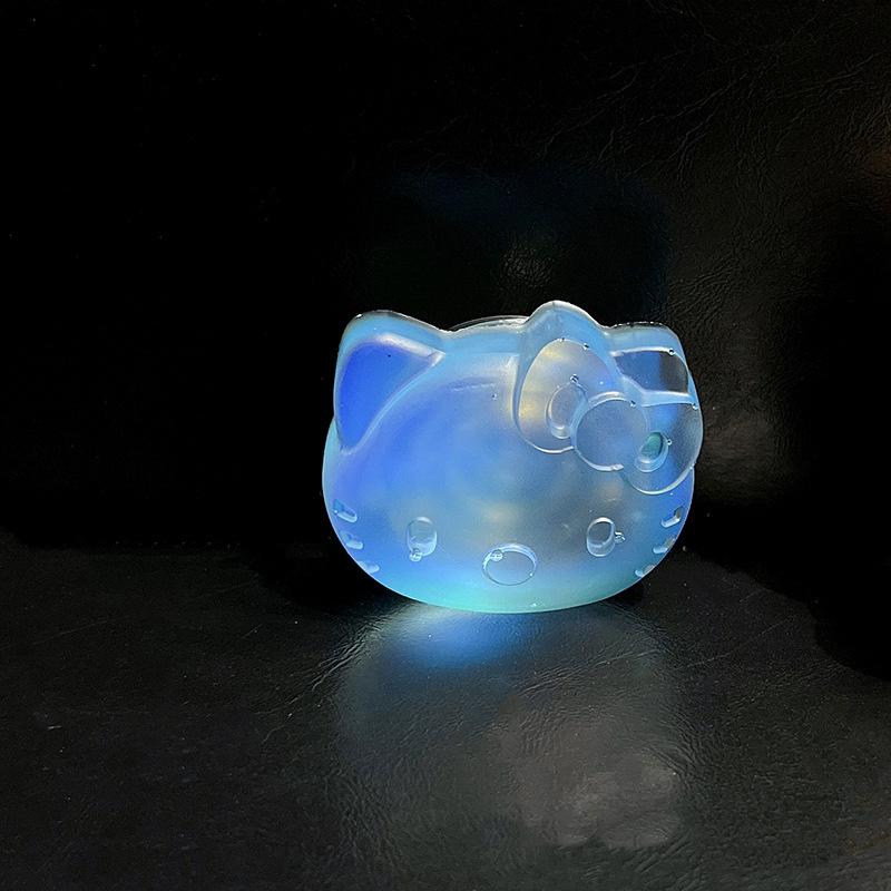 Frosted Laser Colorful Kt Cat Mobile Phone Airbag Bracket Paste Retractable Portable Stable Desktop Bracket Watch Drama