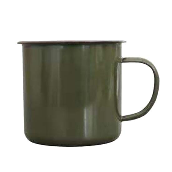 120/240/350/500ML Vintage Enamel Mug with Handle Heat-resistant Large Capacity Tea Milk Water Coffee Drinking Cup Retro Decoration