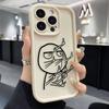 Interesting Cartoon Characters Phone Case For iPhone Apple 17 AIR 16 16E 11 12 13 14 15 XR Plus Pro Max Case Shockproof Cover
