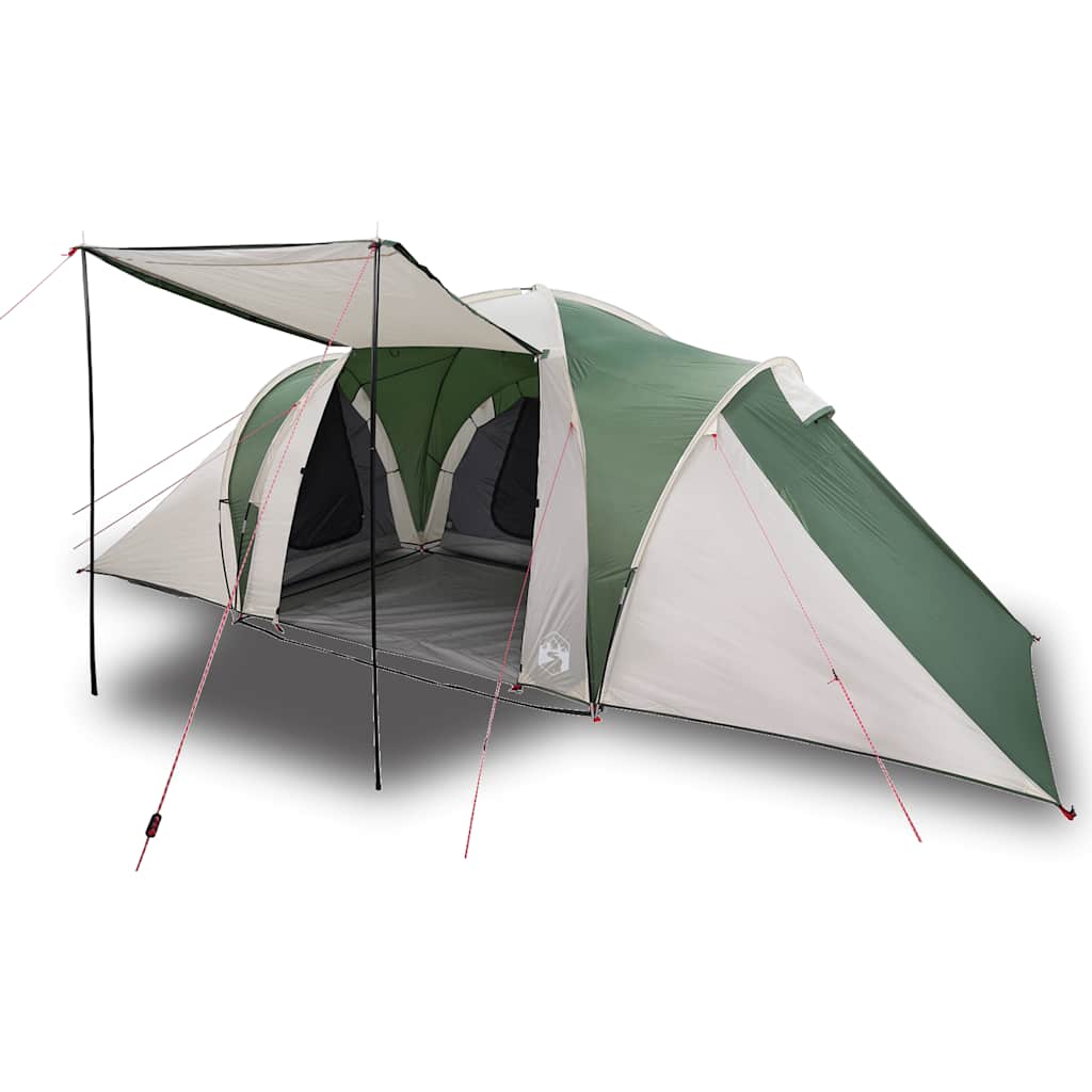 Dome Family Tent for 6 Persons Green Waterproof