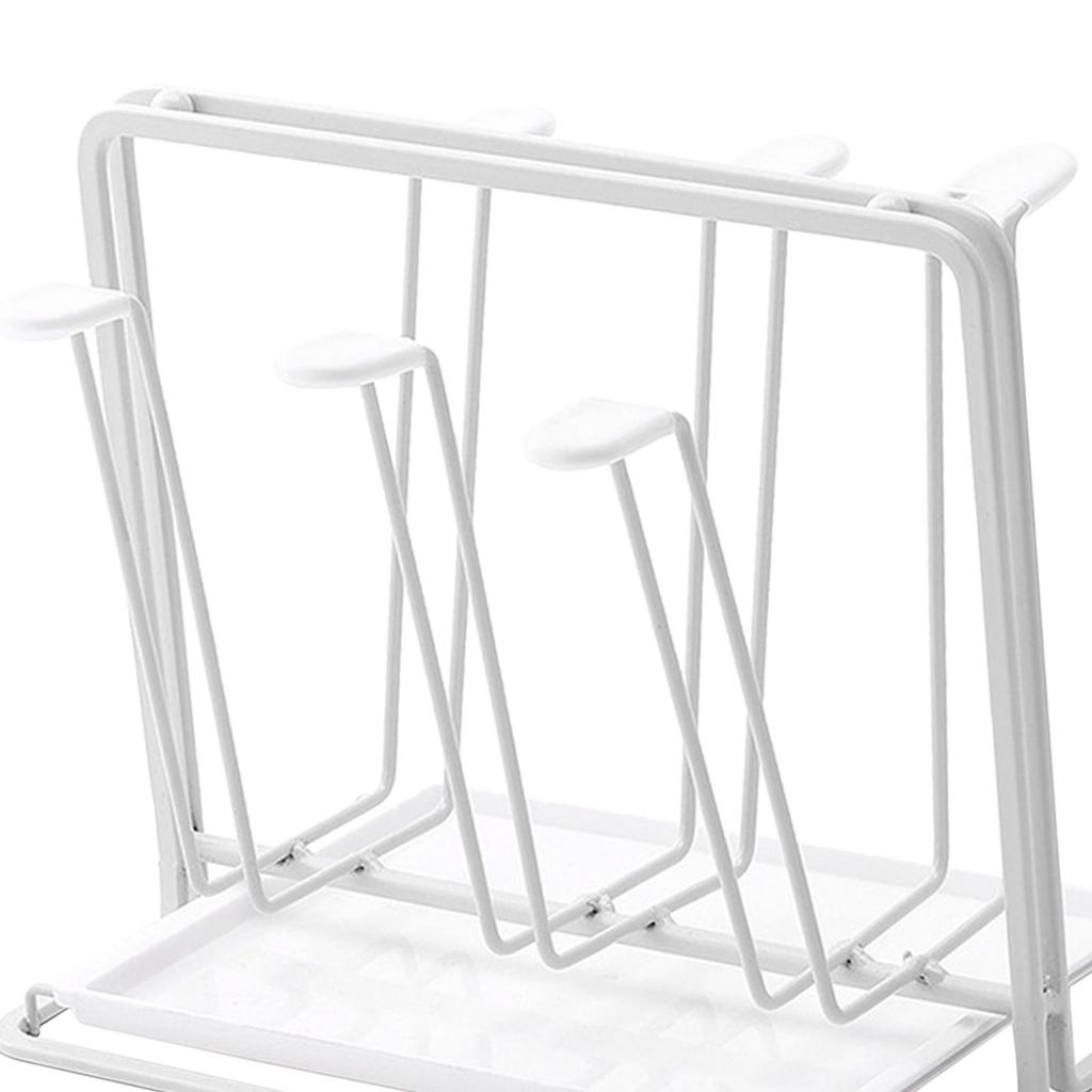 Luxury Cup Mug Drying Rack Holder Drainer Display Hook Metal Cup