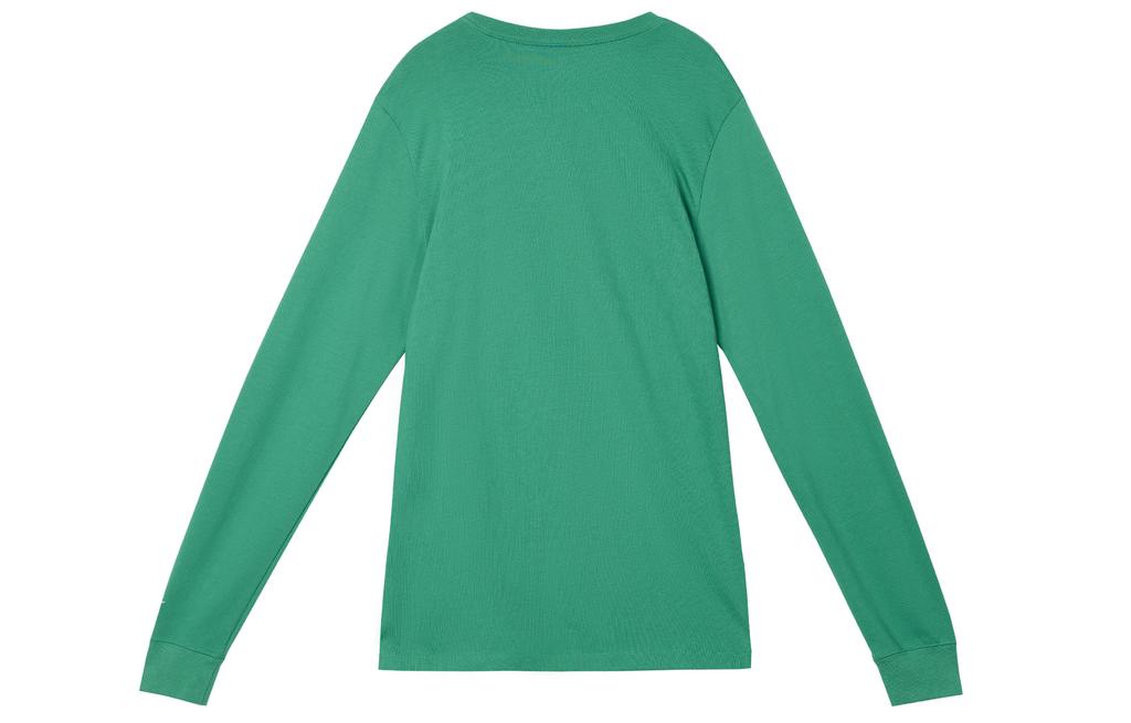Nike T Shirts Men's Green Crew Neck Moderate Straight Fit FJ1173-393
