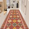 Long Vintage Corridor Runners Carpet Non-slip Stair Carpet Washable Aisle Rug Decoration Home Carpets Passageway Floor Mats