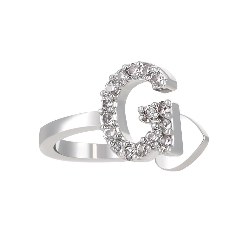 Advanced Temperament 26 English Letter Ear Clip Simple U No Ear Hole Earrings For Women