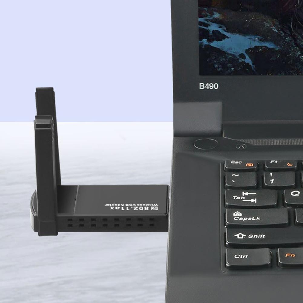 WiFi6 USB WiFi Adapter Network Card Dual Band 2.4G/5GHz External Wireless Adapter 1800Mbps For PC Laptop Window