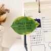Leaf-Shaped Sticky Notepads Removable Memo Pads Paper Sticker Pads Anti-Forgetting Reminder Note for Home Wall Photo DIY Decoration