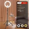 Professional Desktop Ring Light Stand for Streamers - Large Aperture Beauty & Selfie Light