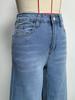 Spring/Summer 2026 Retro Washed Wide-Leg Slimming Jeans for Women