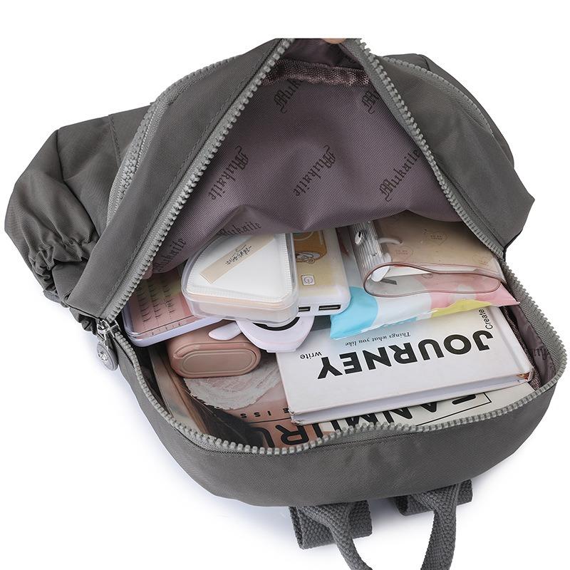 Backpack Women's 20 New Models, Fresh and Sweet Nylon Backpack, Fashionable, Casual and Light Travel Schoolbag