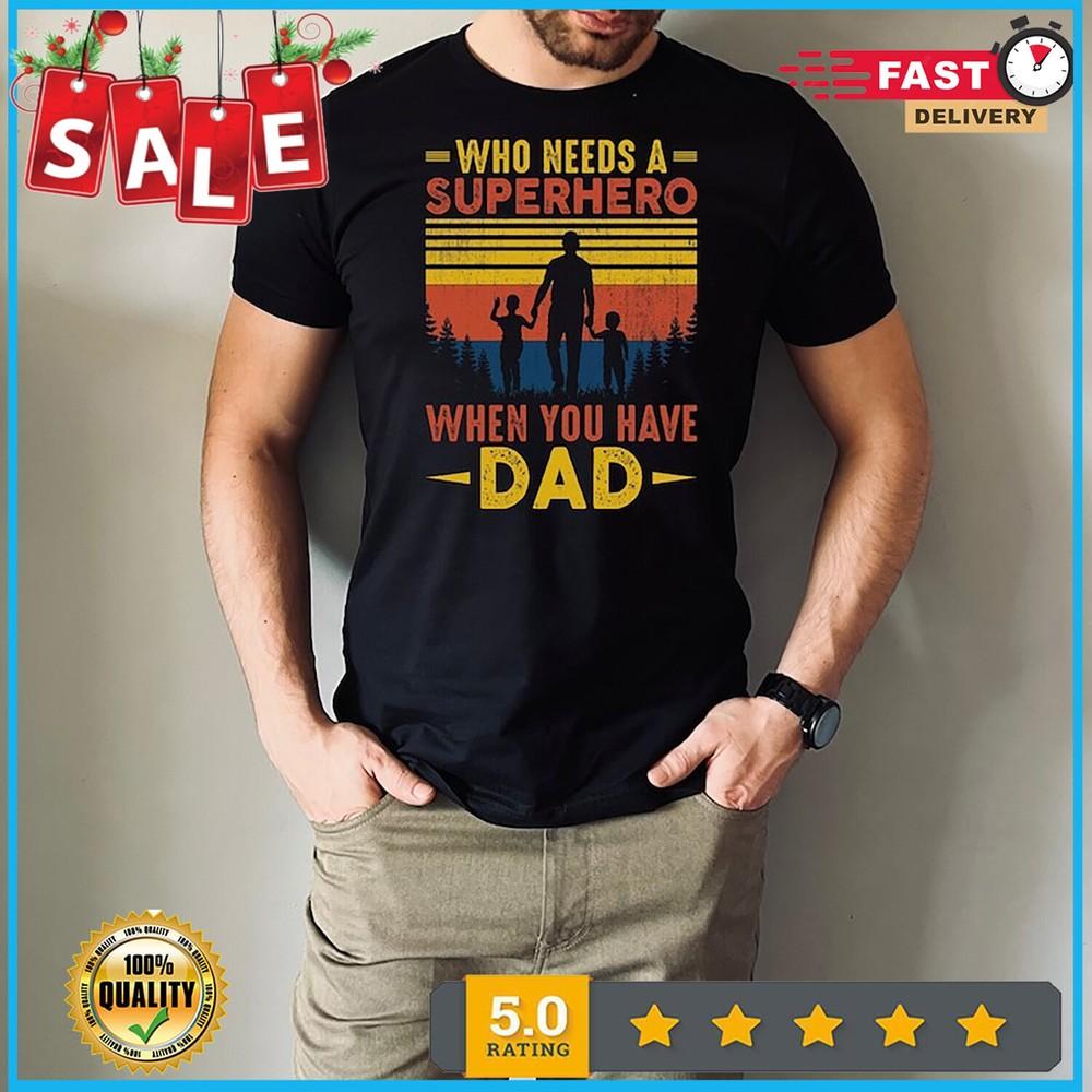 2025/Superhero Dad Shirt,Father s Day Shirt, Fathers Day Gift,Gifts For Dad Unisex T-Shirt XXL