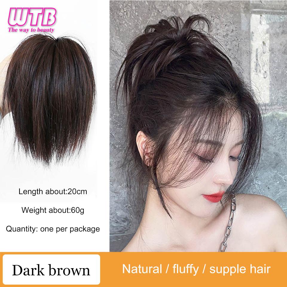 WTB Synthetic Ponytail Wig Women's Short Hair Bun Messy Lazy Wig Hairstyle Suitable For Daily Wear