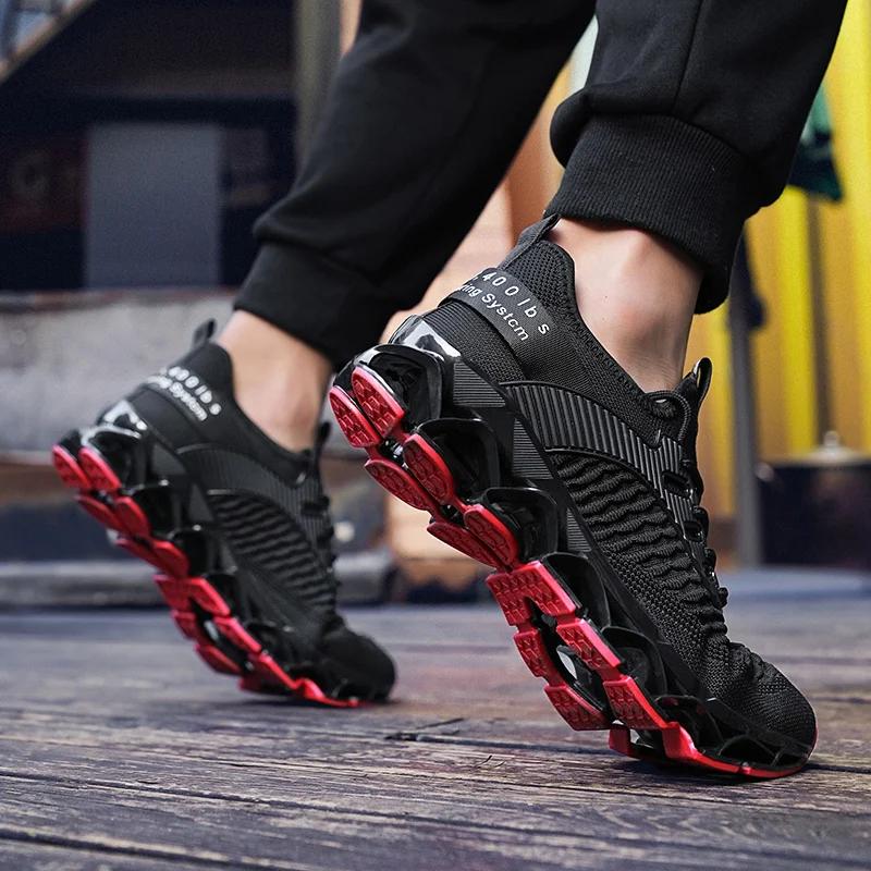 Men'S Slip On Walking Running Shoes Blade Tennis Casual Fashion Sneakers Comfort Non Slip Work Sport Athletic Trainer