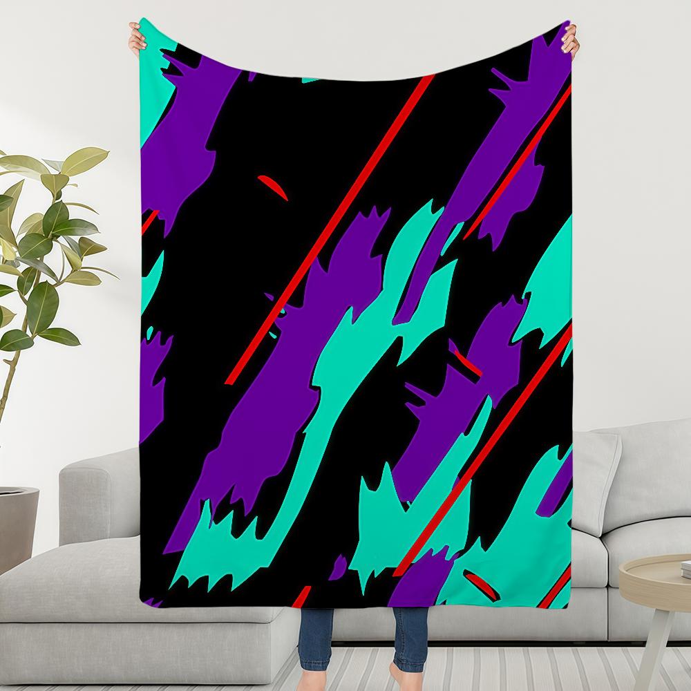 Cool Blanket Throw Super Cosy Plush Living Room Sofa Couch Logo H-HhKS-ES Childish Birthday Luxury Gifts