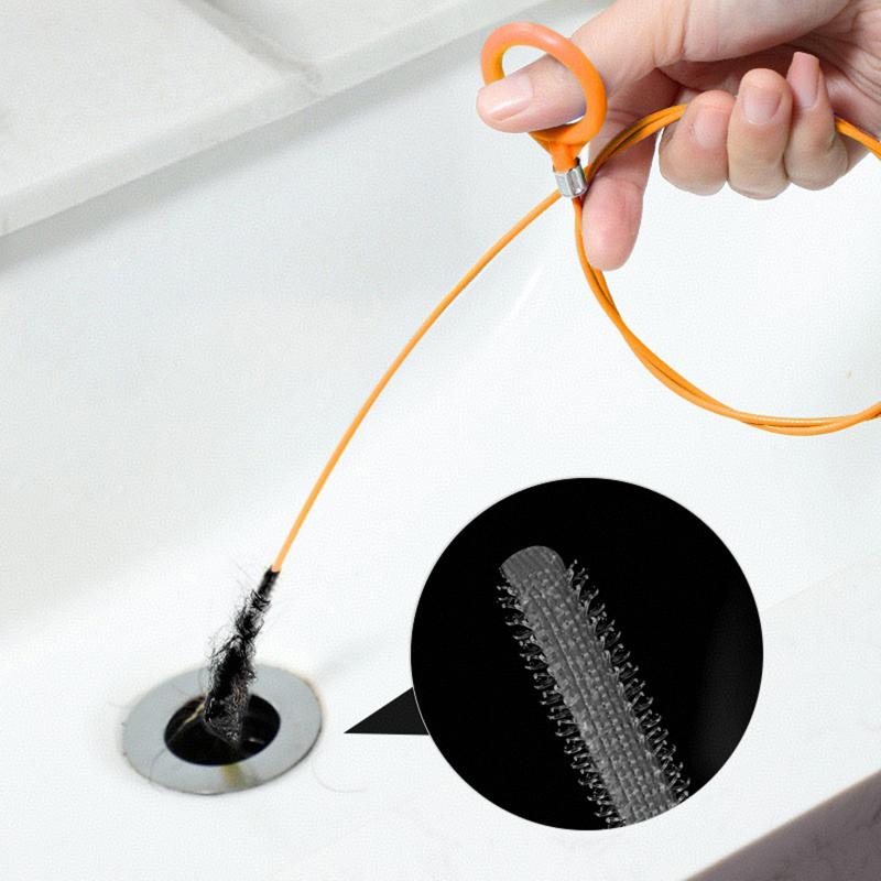 Hair And Debris Drain Snake Cleaner Flexible Remover Tool For Kitchen Bathroom Sink Unclogging Solutions
