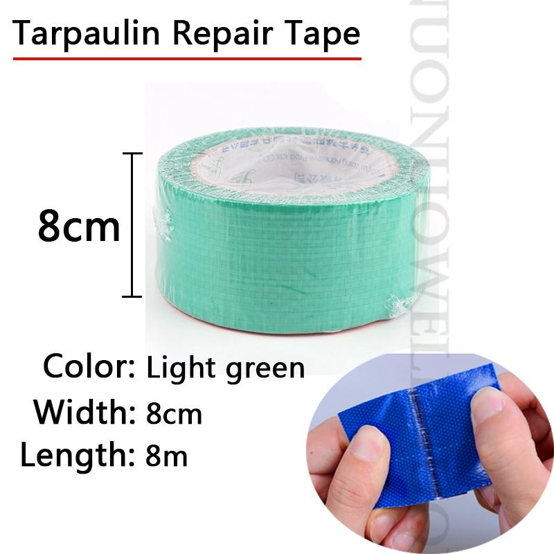 1Roll Universal Outdoor Awnings Tarp Truck Car PE PVC Tarpaulin Repair Glue Waterproof Adhesive Tape