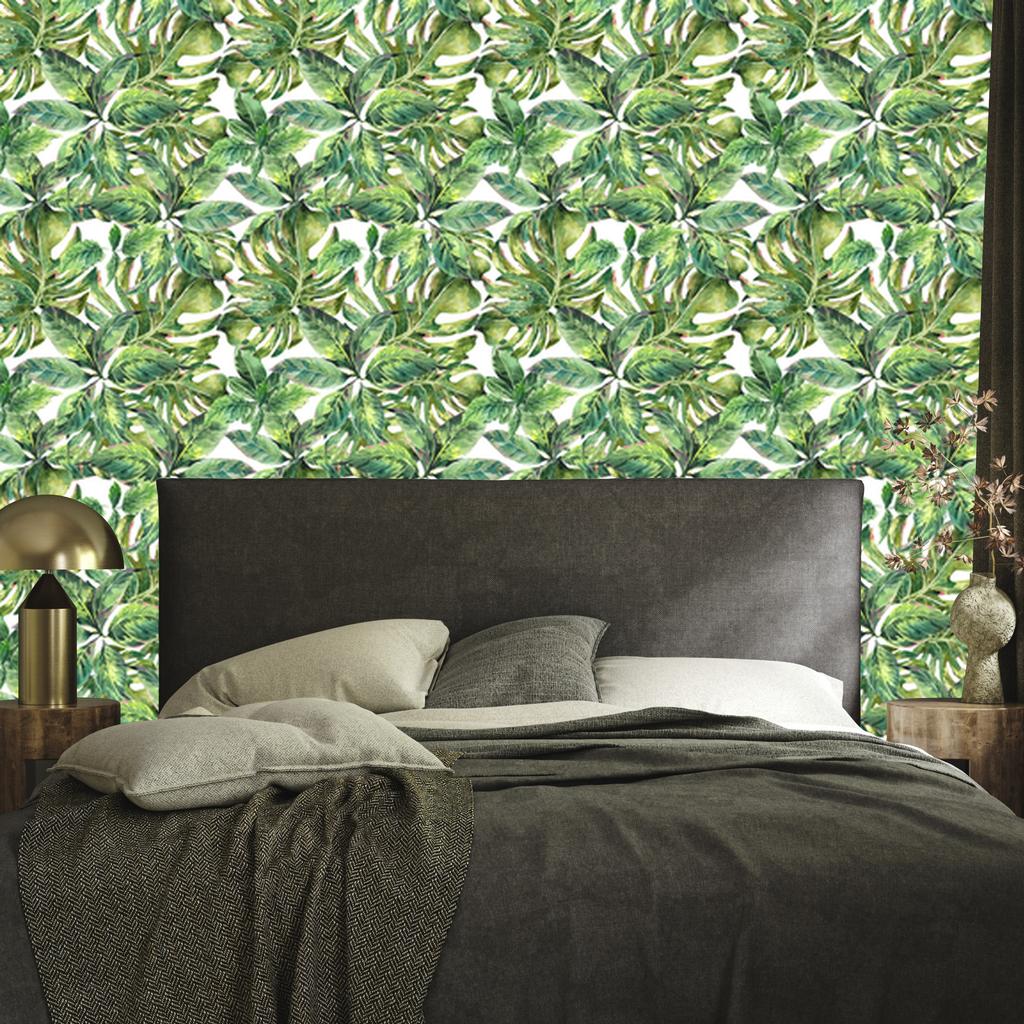 Beautiful Watercolor Leaves Wallpaper for Living Room and Bedroom 50x1000