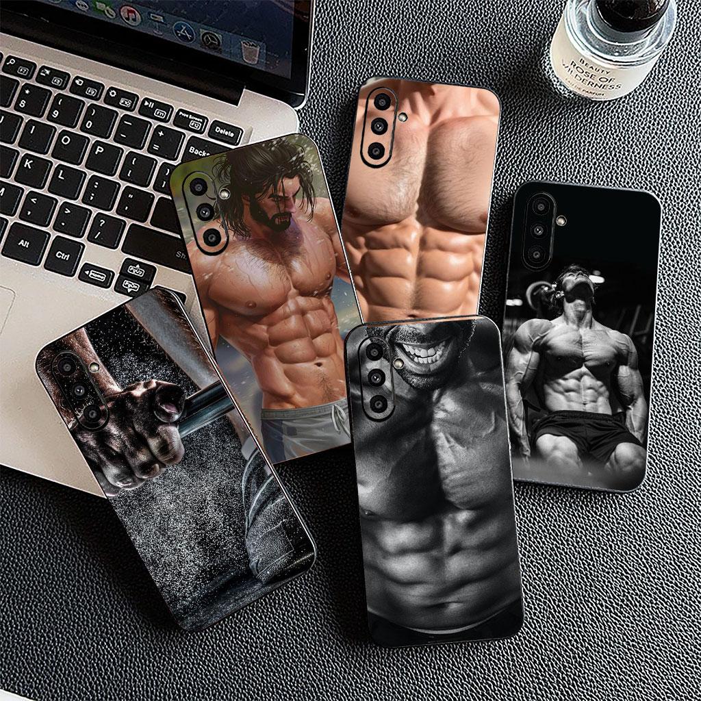 Sexy Muscle Man Himbo Casing Phone Cover for Motorola Moto G86 G14 G35 G34 G45 G55 G64 G75 G85 G24 G15 G54 G57 Power Soft Case