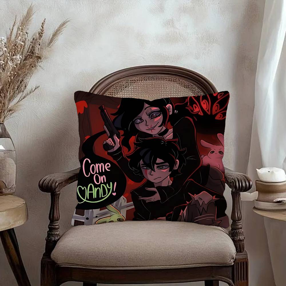 The Coffin Of Andy and Leyley Game Personalized picture text home decorative pillows Household Gifts 45x45cm