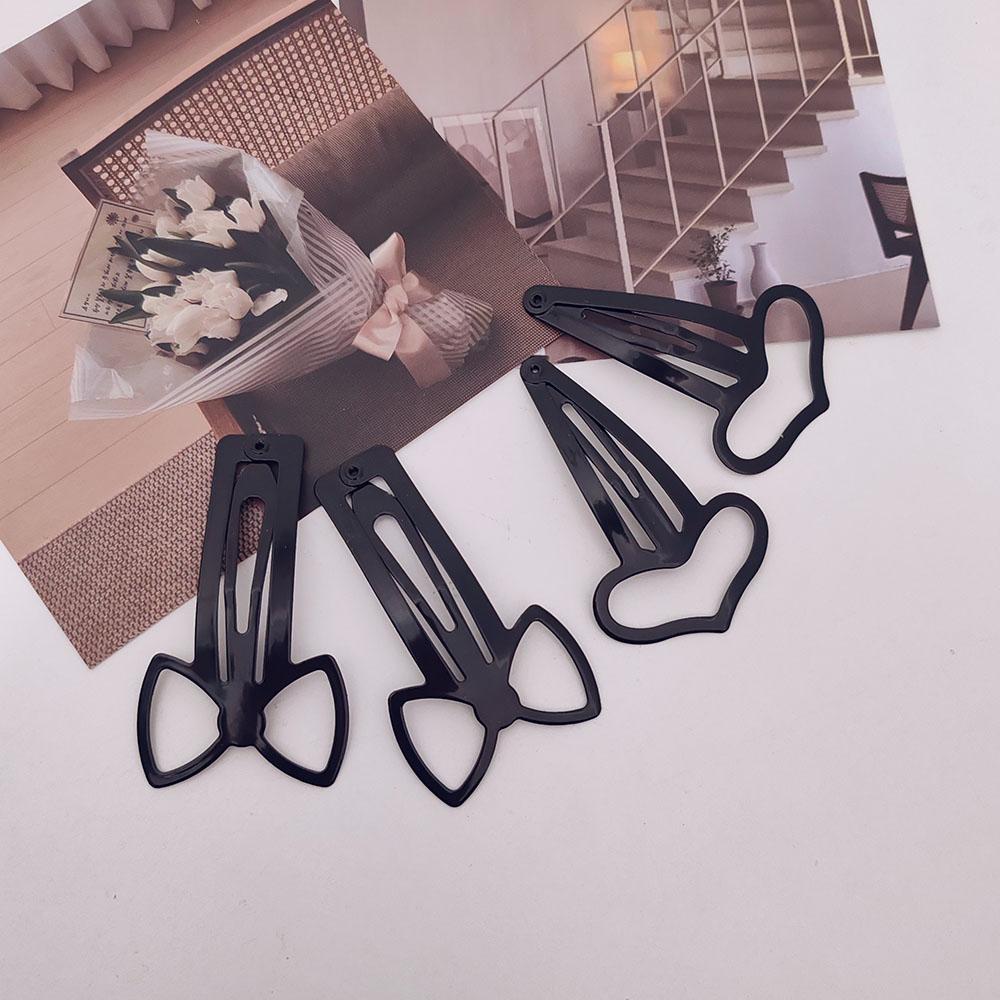 

Набор из 4 штук Милые Ретро Черные Заколки-невидимки Пустые Заколки для волос в виде цветка Простой Классический Дизайн для Девочек Аксессуары для волос Вечеринка Праздник О