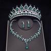 Princess Bridal Jewelry Sets Bride Tiara Crown Earring Set Necklace for Women Birthday Party Wedding Jewelry Sets Accessories