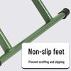 Tabouret pliant portable ultraléger à double usage avec dossier pour le camping et la pêche en plein air