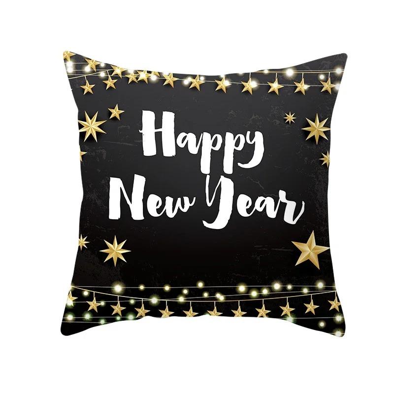 Christmas Themed Pillowcases Car Accessories Office Santa Claus Living Room Sofa Home Pillowcases