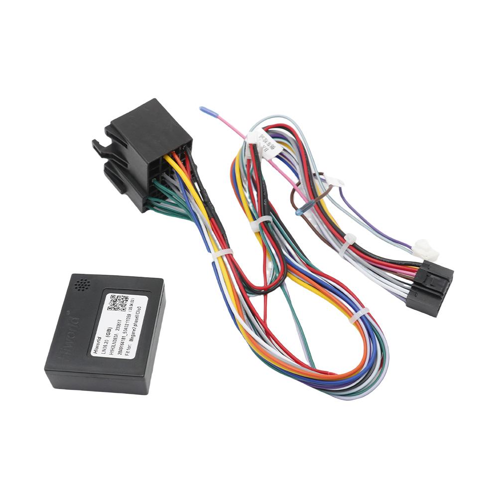 16-Pin CAN-Bus-Decoder auf ISO-Radio-Kabelbaum-Adapter für Renault Megane 2 Clio 3 Trafic MK2 Kangoo Android-Kabel Radiozubehör 4