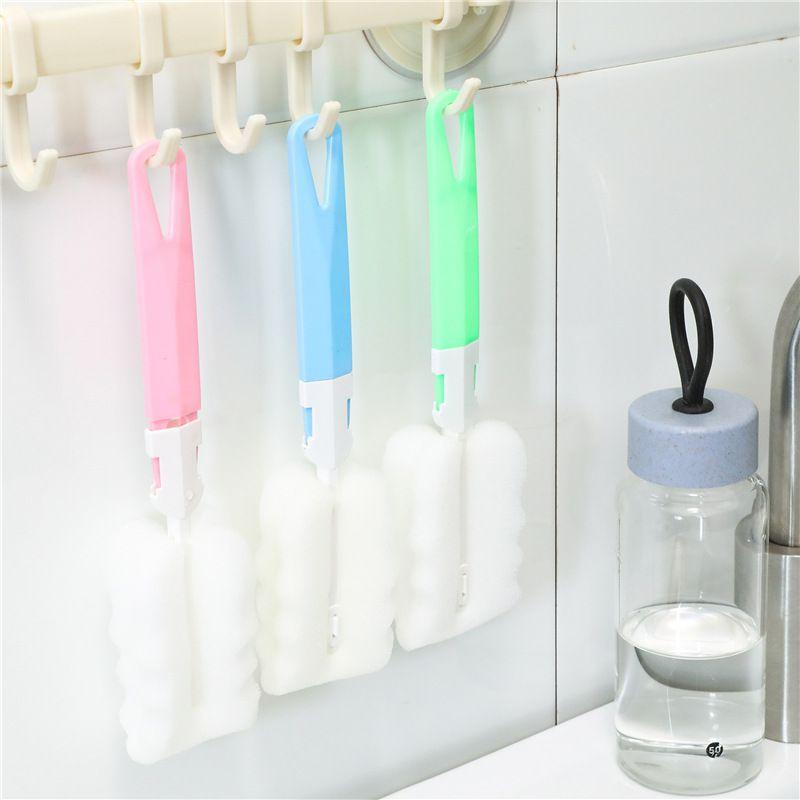 Versatile Glass Pot Washing Tool With Soft Sponge For All Cup Types