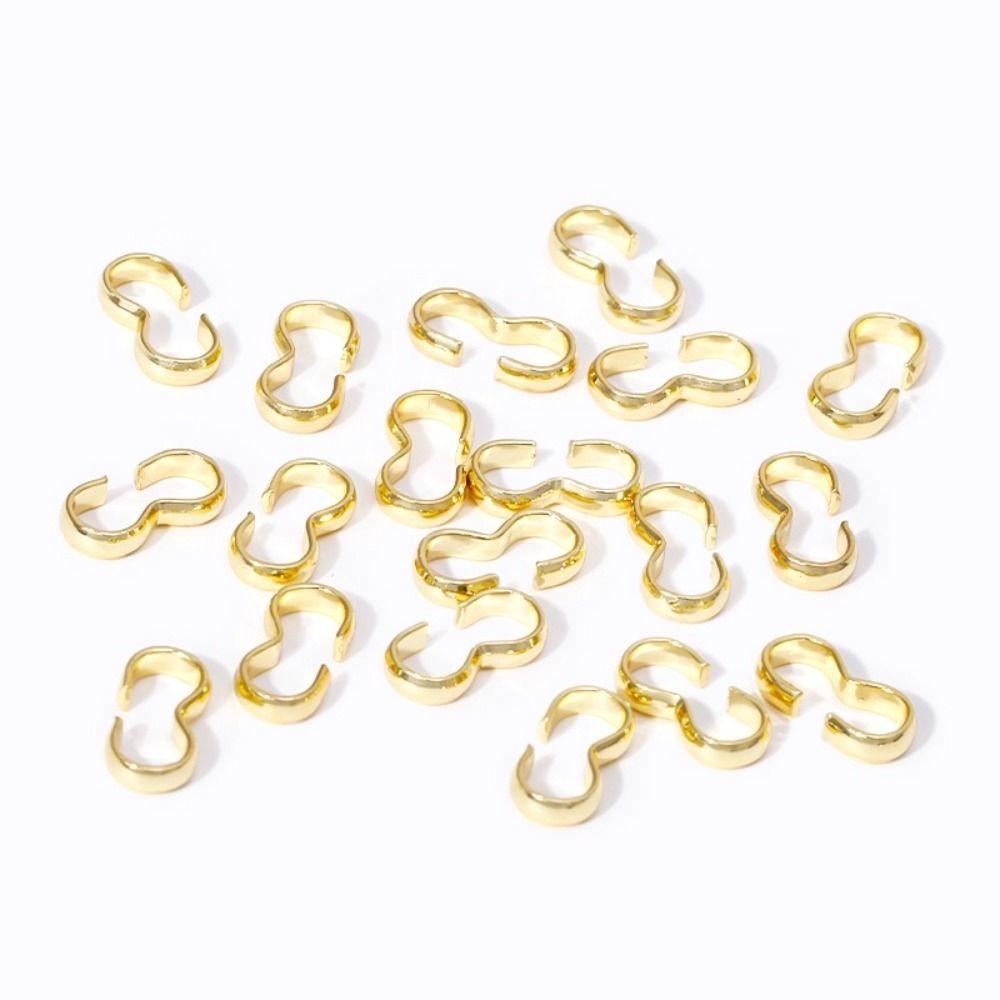 100Pcs Smooth Finish Charm Connector for Bracelets Necklaces Making DIY Jewelry Materials
