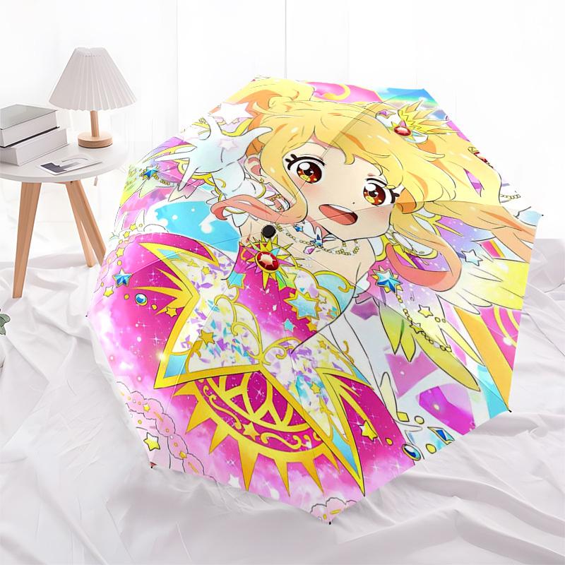 

1pc Pichi Pichi Pitch Outdoor Umbrella - Automatic Opening/Closing, Portable 3-Fold Design, 8-Rib Iron Frame, Perfect Gift for Fans, Travelers, Daily
