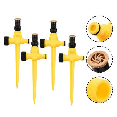 4 τμχ Garden Sprinkler Ευέλικτο Lawn Sprinkler Σύστημα ποτίσματος κήπου για πότισμα φυτών γρασιδιού Λουλούδια λαχανικών