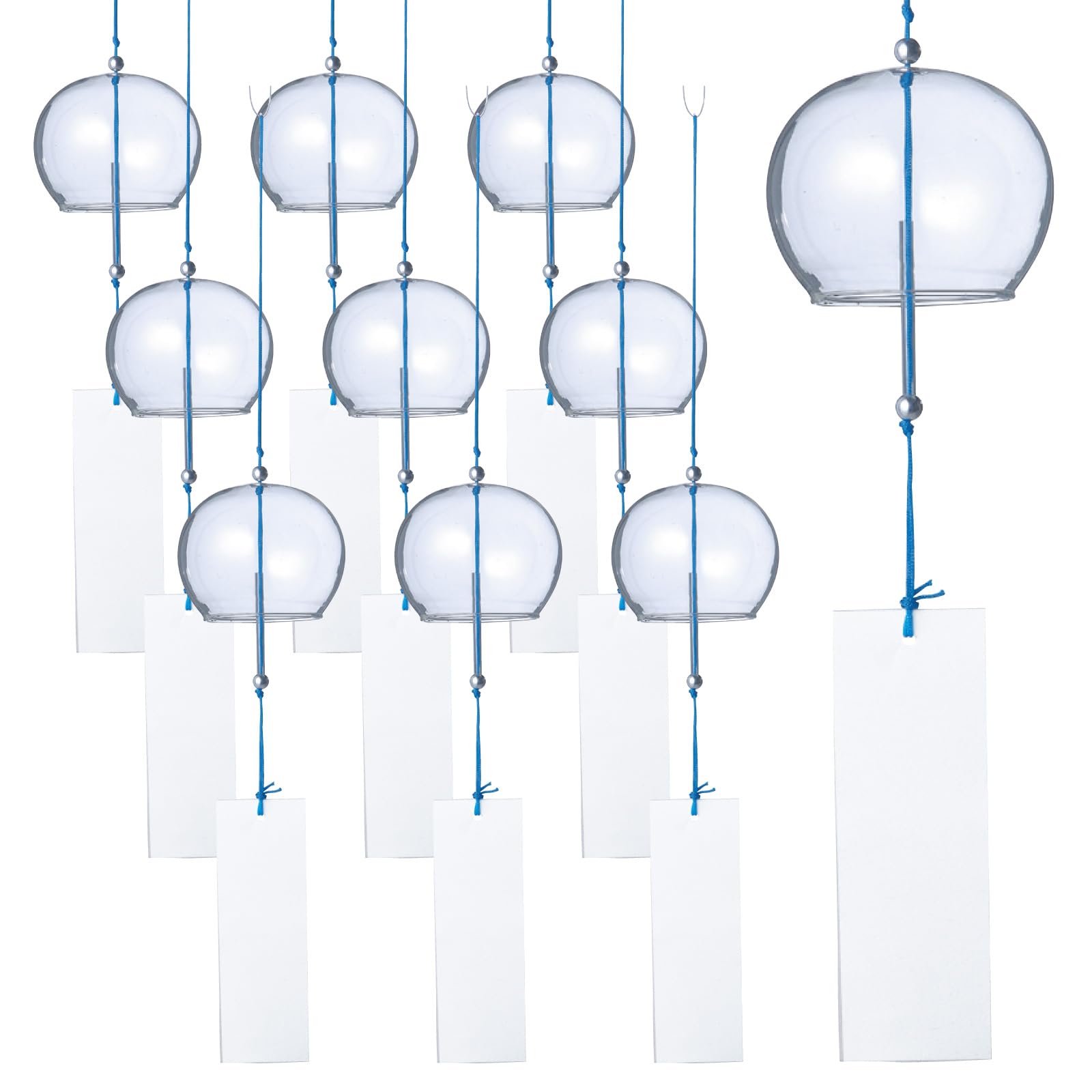 Мастерская Artec Craft Стеклянный набор ветряных колокольчиков из 10 шт. 58567 Колокольчики, -