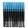 10pcs Metallic Marker Blue Ink Quick Drying Thin Rounded Tip Water BasedDIY Doodling Waterproof Metallic Paint Pens