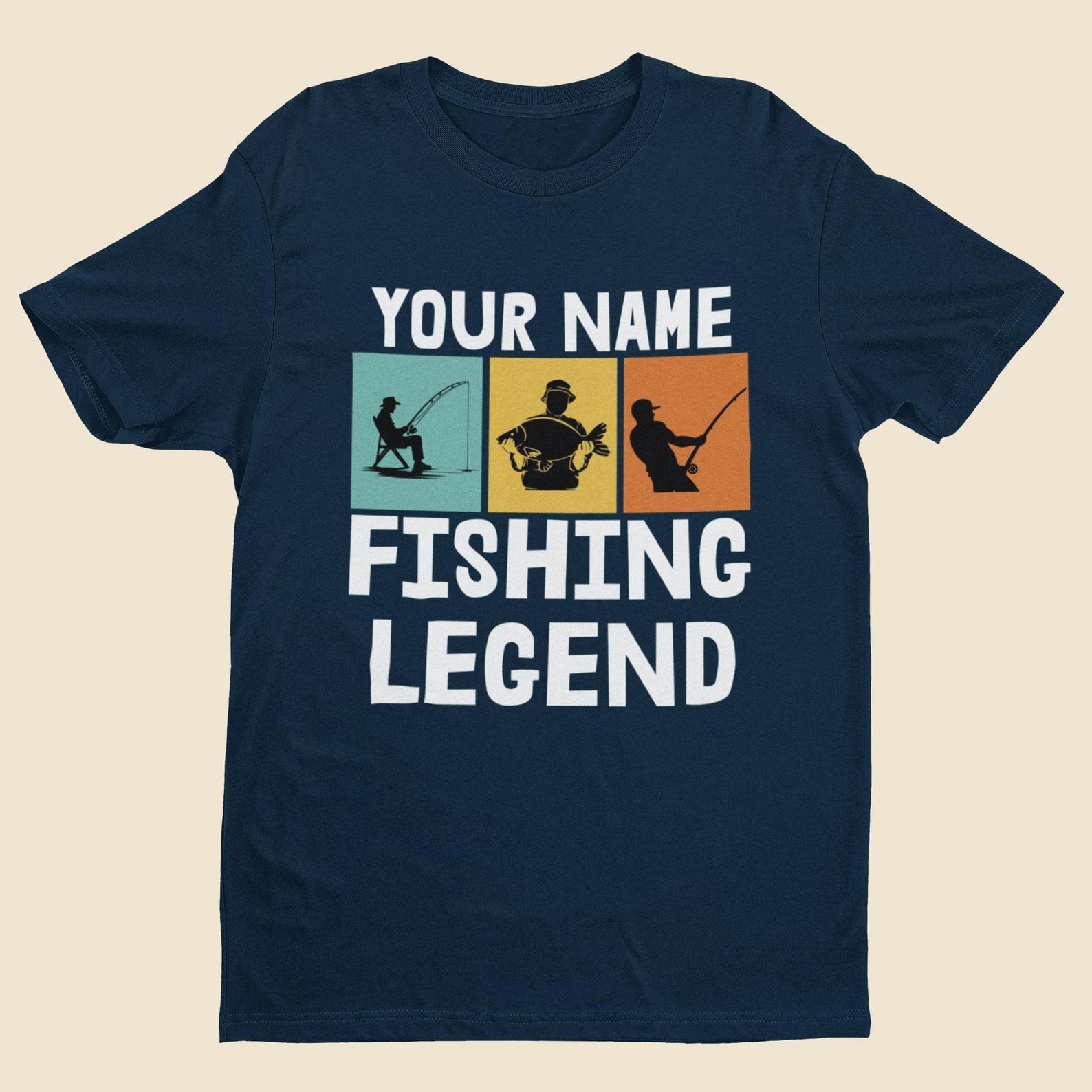 Personalized Fishing Legend T-Shirt | Custom Angler Gift for Kids 2XL