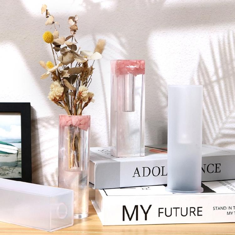 Flower Vase Resin Casting Mold Pen Holder Epoxy Cup Mould DIY Craft Organizer