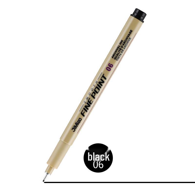 Voděodolná sada jehlových per: Měkké hroty 12barevných kreslicích per pro umění a architekturu